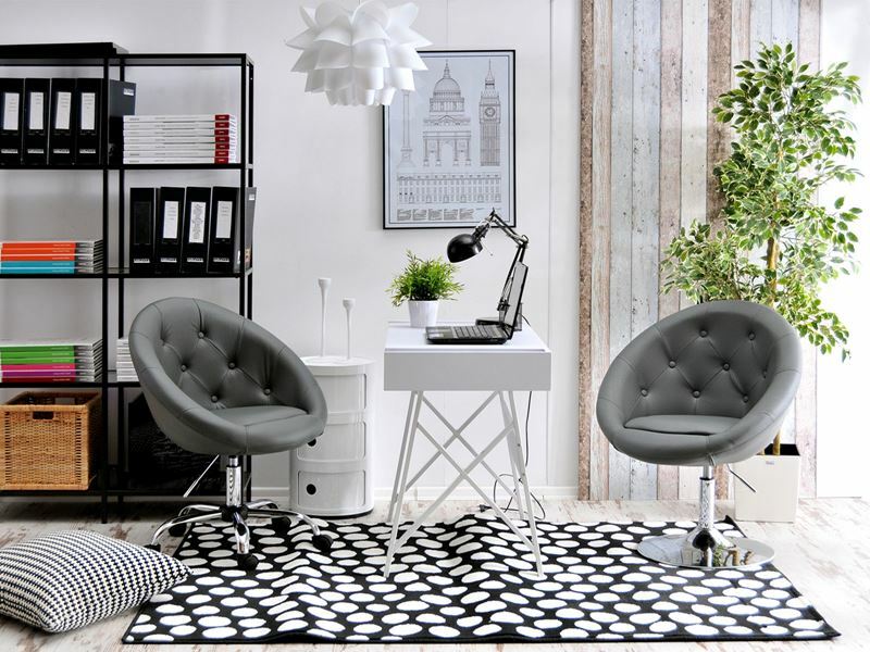 Fotoliu Lush 3 (gri + auriu)