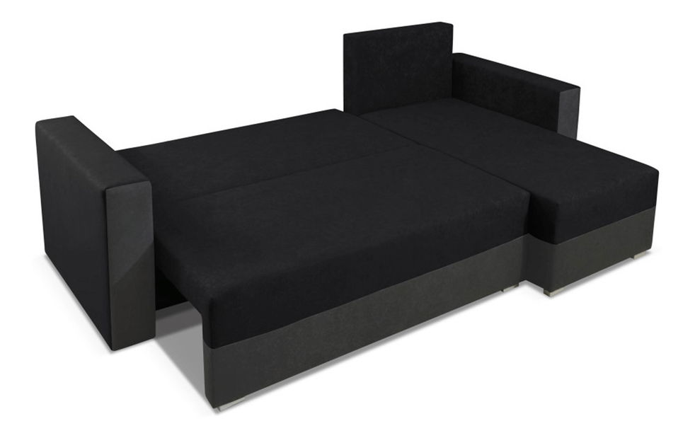 Rohová sedačka Morgatina (sivá + čierna) (P)