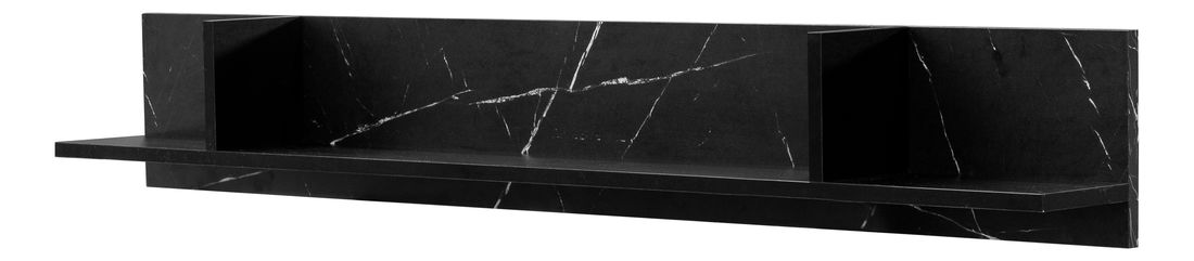 Raft Verona POL (Negru + Marmură neagră)