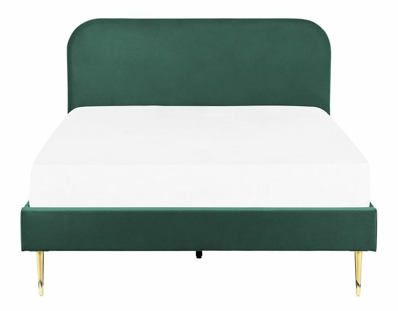 Pat matrimonial 140 cm Faris (verde) (cu somieră)