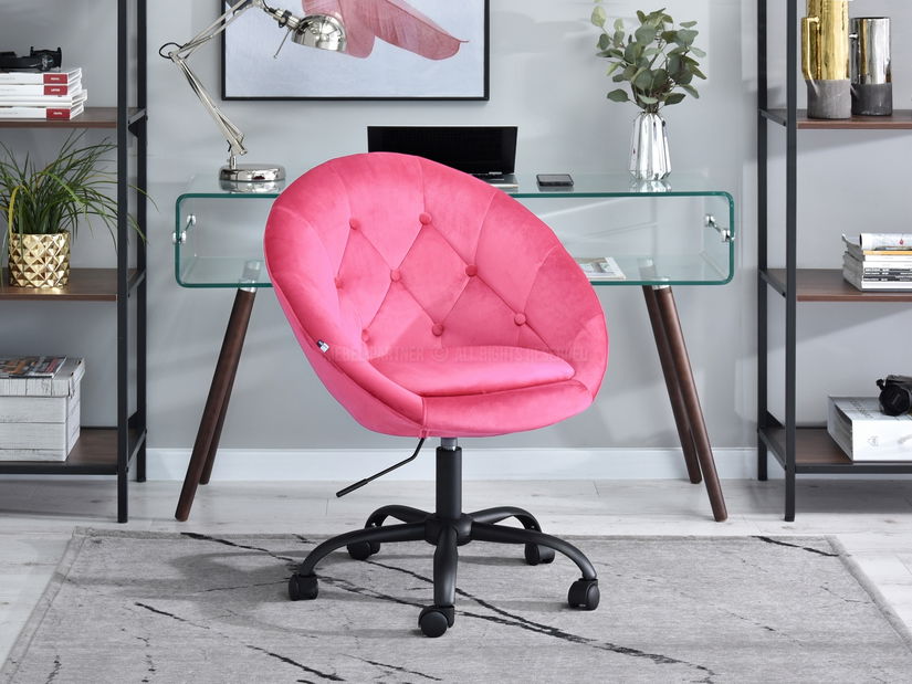 Kreslo Lush 4 (ružová + čierna)