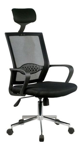 Scaun de birou Feodora (Negru)