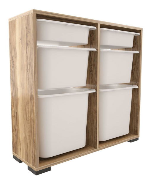 Játékrendszerező Dremonka 5 (dió + fehér)