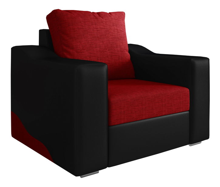 Kreslo Wisteria (červená + čierna)