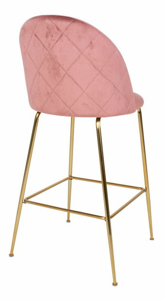 Barová stolička Llonina (ružová)