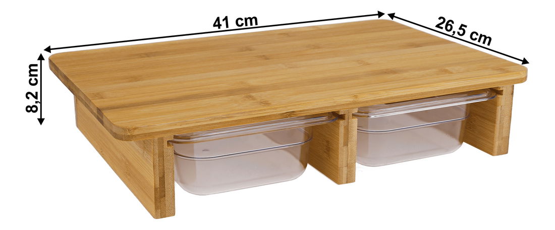 Vágódeszka fiókokkal Tarosh 2 (bambusz)