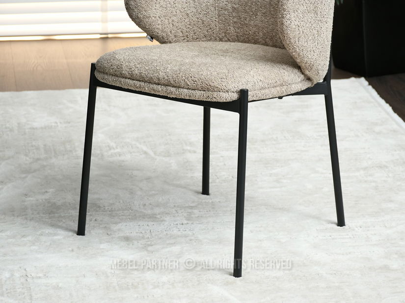 Scaun Marleen (bej închis + negru)