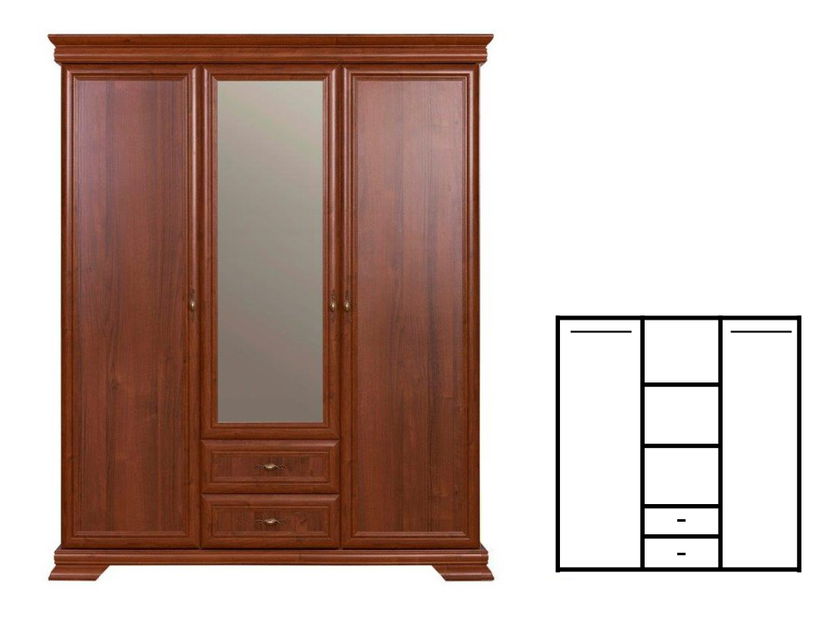 Dulap de haine Beau Typ 06 3D2S