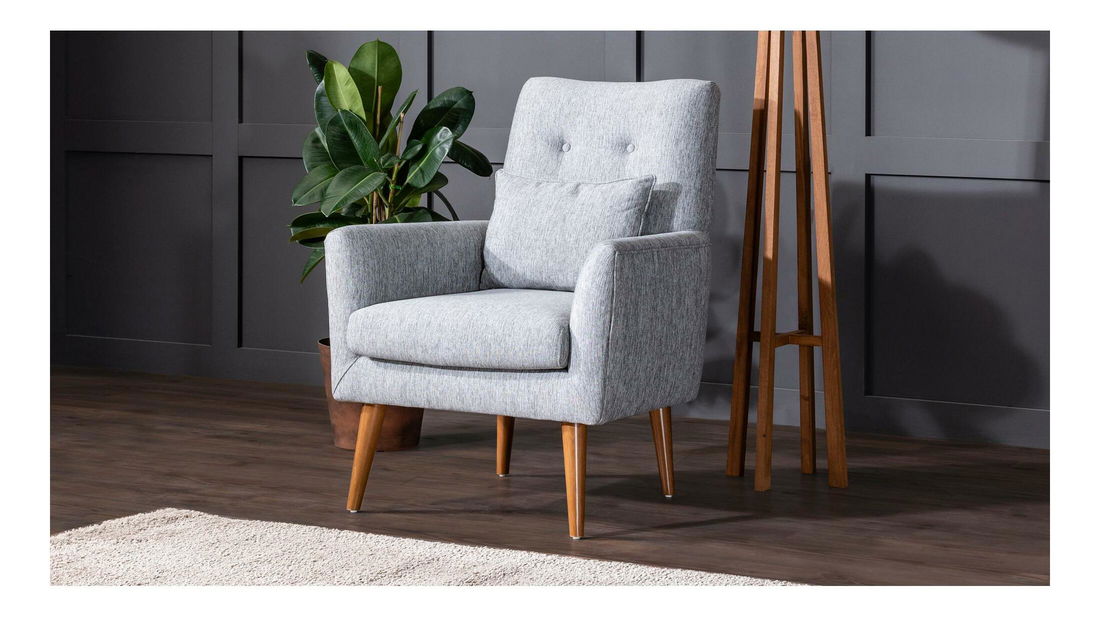 Kreslo Zendaya (sivá)