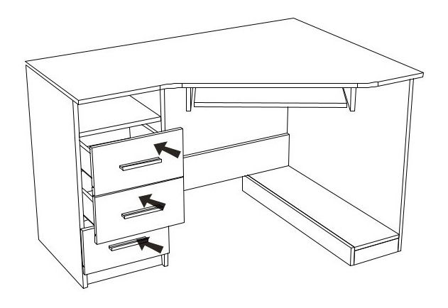 PC stolík Tetbury 17 (dub wotan)