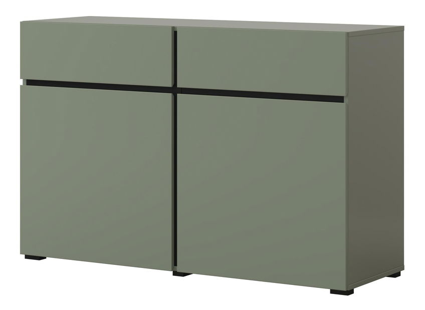 Komoda Crossroad G45 (bor zelena + crna)