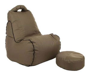 Fotoliu puf cu taburete Montana Zipp (maro)