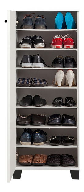 Pantofar Feliz 804 (Alb + Negru)