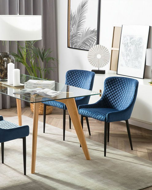 Set 2ks. jedálenských stoličiek Soho (modrá)