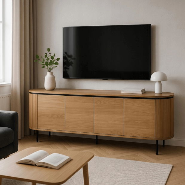 Szekrény Back 200 (tölgy) 