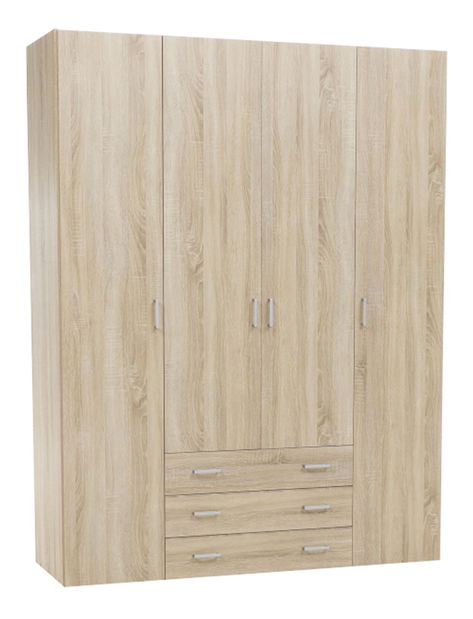 Dulap de haine Got 70429 4D (Stejar sonoma)