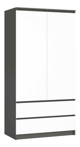 Szekrény Submarino (grafit + fehér)