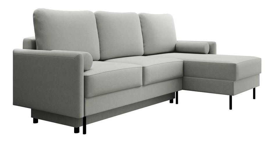 Rohová sedacia súprava Toblera L (sivá)