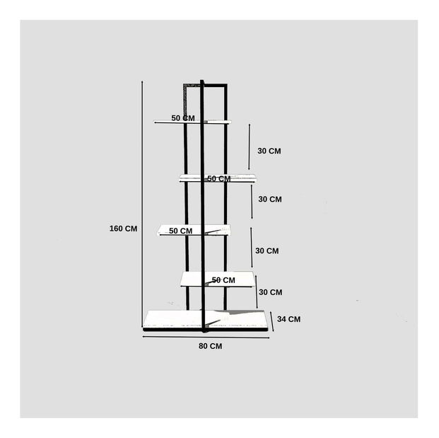 Regál Modem L716 (dub)