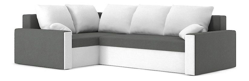 Sarokkanapé Lirael (szürke + fehér) (B) 