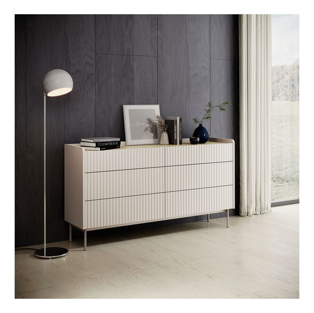 Komoda Lemenn III (béžová)
