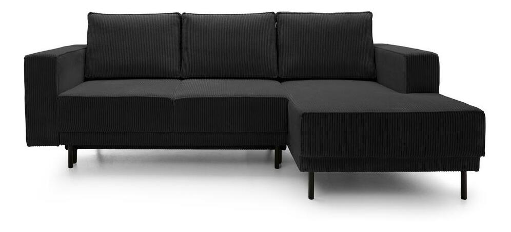 Colțar Rodriguez mini (D) (negru + negru)