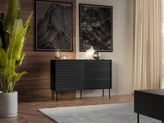 Komoda Hermano 1D3S (crna) *rasprodaja