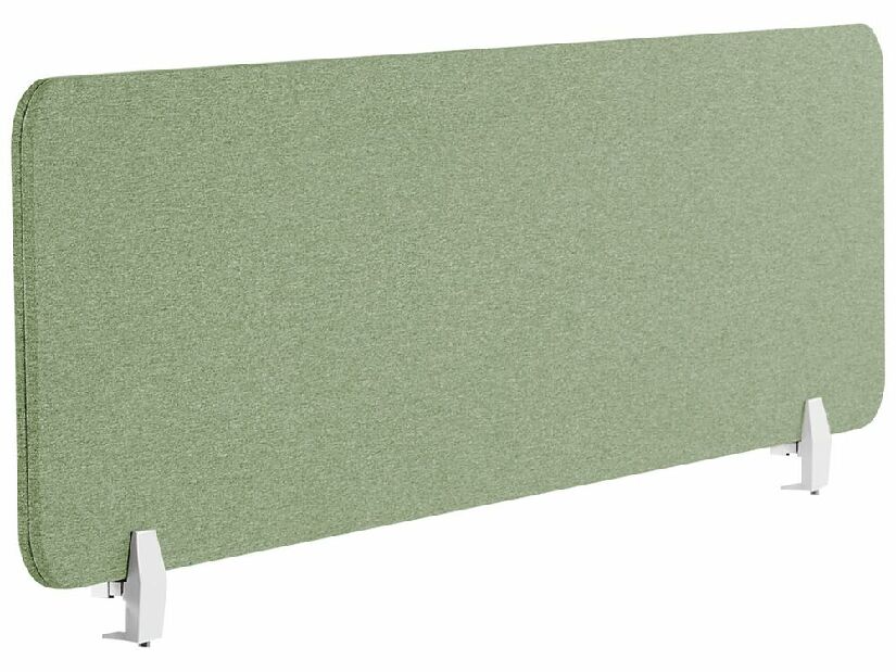 Panou separator birou 130 x 40 cm Walda (verde) 