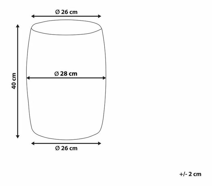Príručný stolík Flavia (zlatohnedá + čierna)