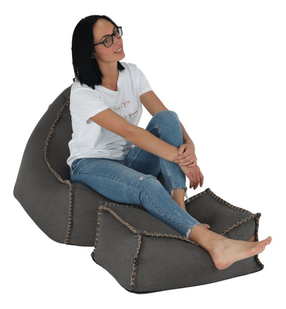 Fotoliu puf cu taburete Possal