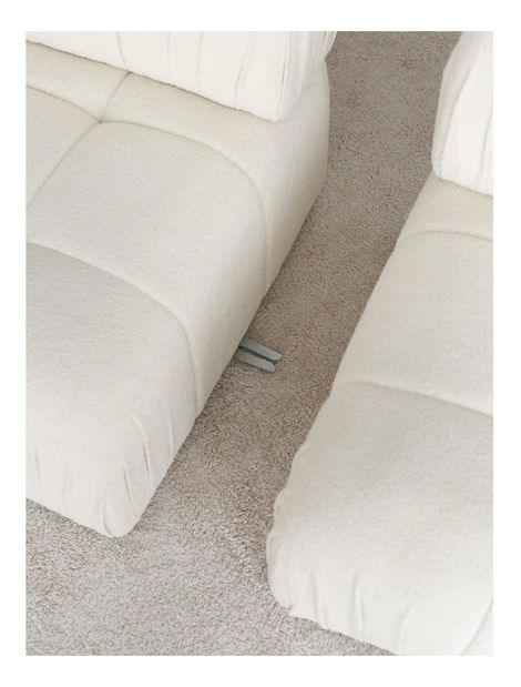 Canapea Canapea trei locuri Solorazzo 3 (alb)