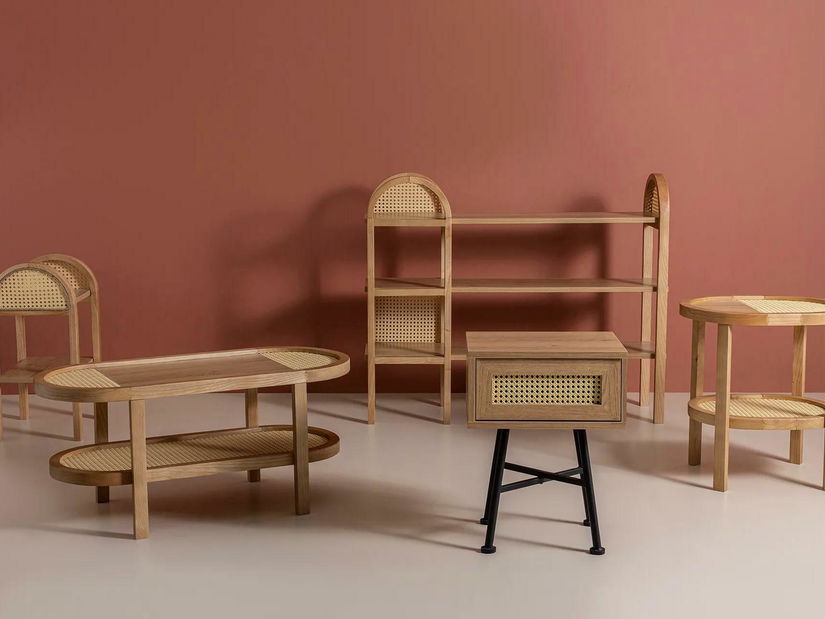 Kézi asztal Vovula 8 (természetes) 