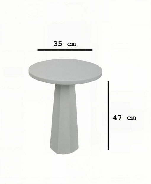 Príručný stolík Lilia (biela)