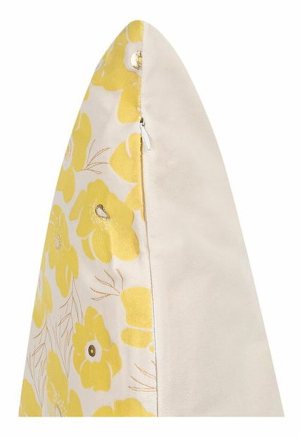 Set 2 buc perne decorative 45 x 45 cm Trite (galben)
