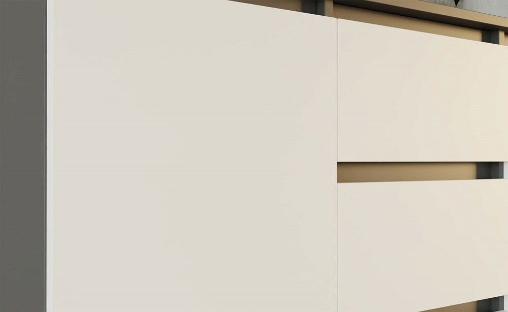 Komoda Musecalo 11 (antracit + biela)