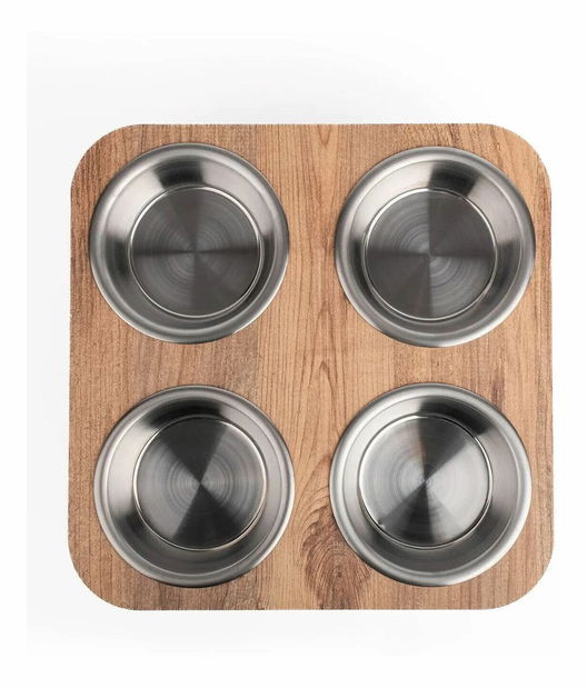 Súprava misiek pre domáce zviera Apia 3 (prírodná)