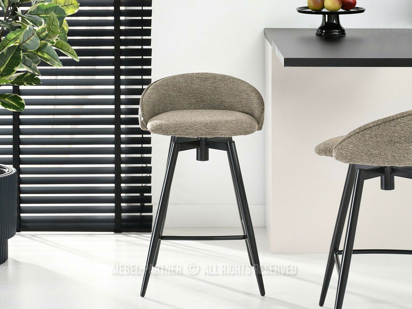 Scaun bar Ignazcamo (bej + negru)