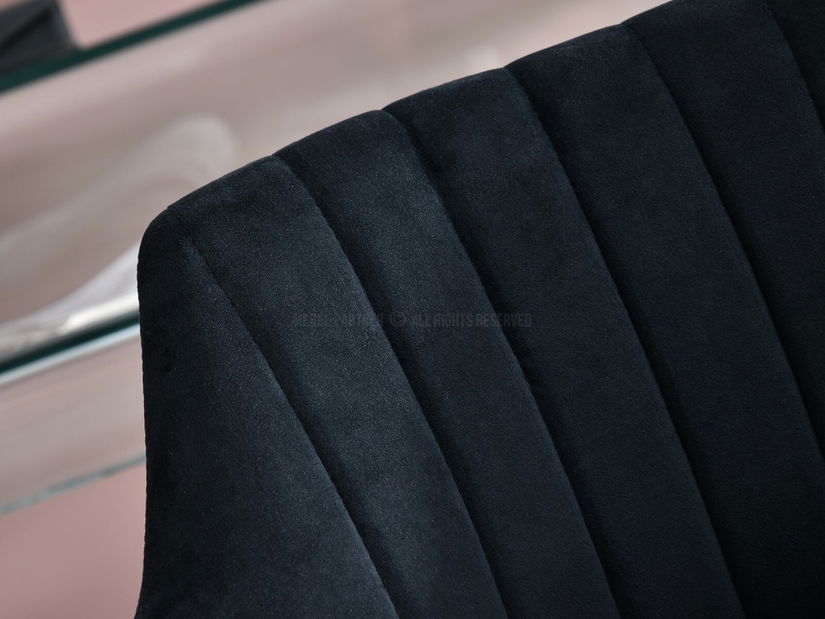 Stolica Merylyn (crna + krom)