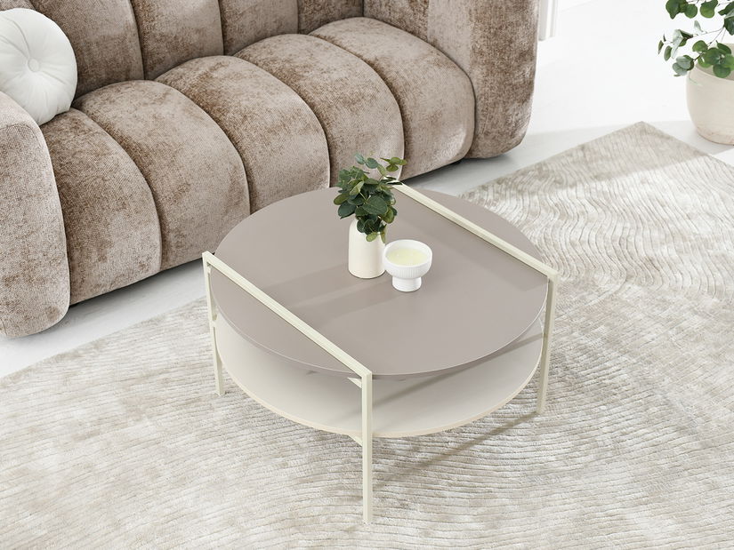 Konferenčný stolík Despidio (krémová)