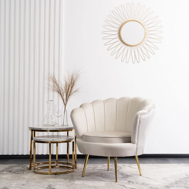 Kreslo Acuerdo (krémová) 