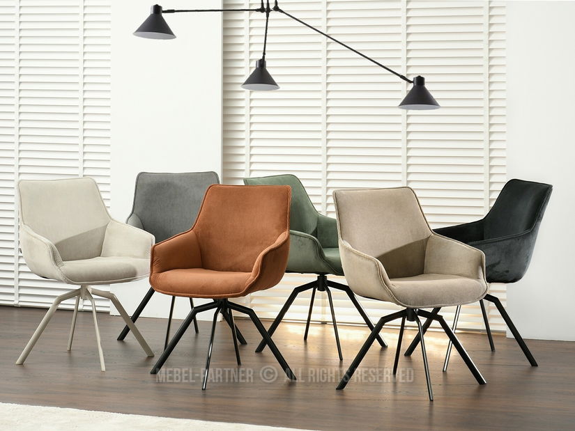 Szék Liam (világos bézs + fekete)