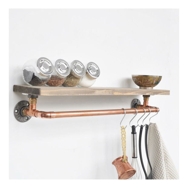 Polc Nenanu 14 (dió + arany rózsaszín)