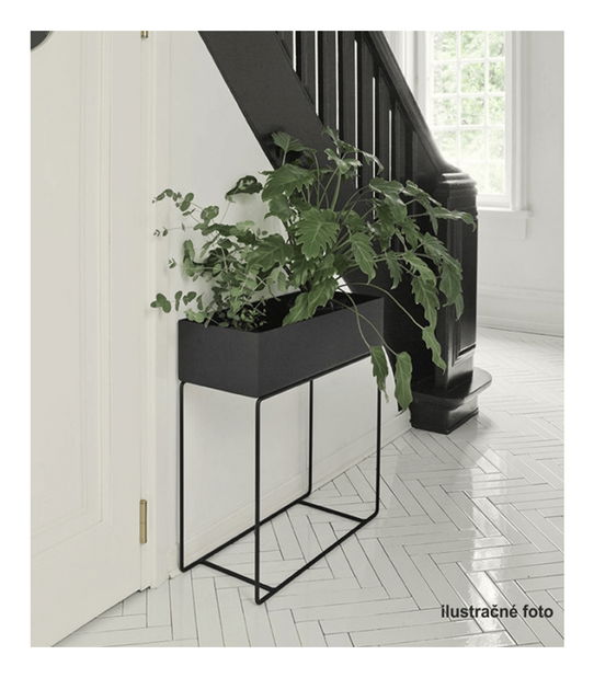 Ghiveci de flori metalic Indrazia typ 2 (verde închis)