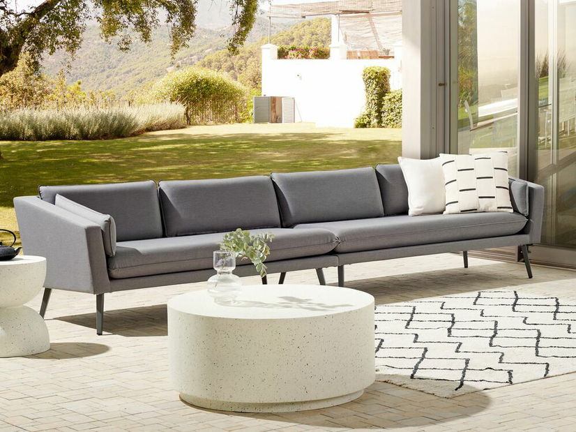 Canapea de grădină Loret (stredne gri)