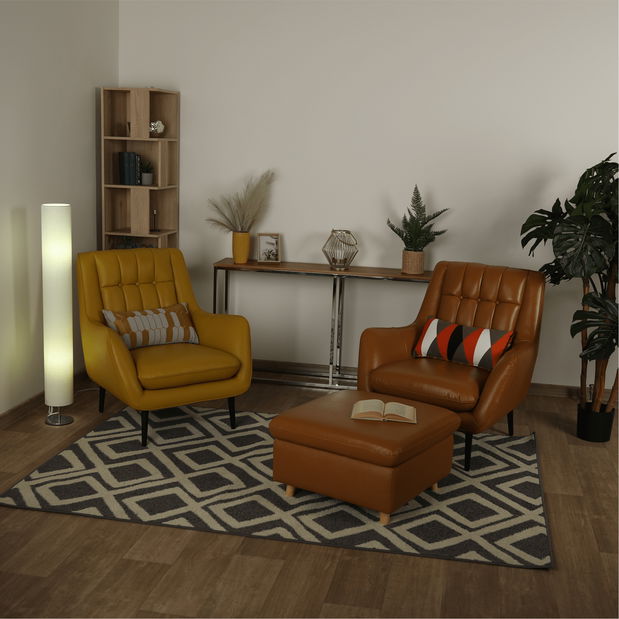 Konzolni stolić Deegen (hrast + krom) *outlet moguća oštećenja