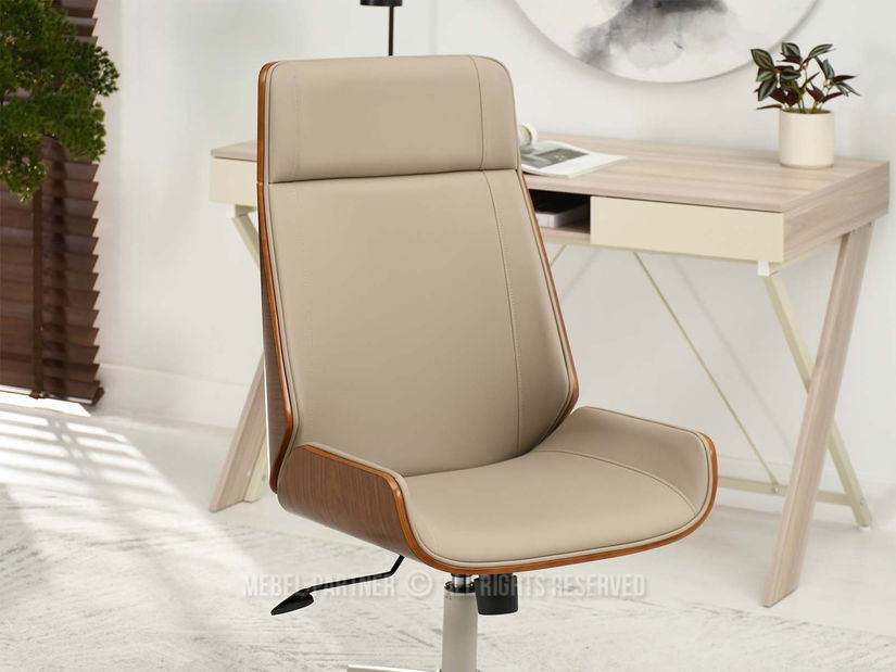 Stolica Aukley (orah + bež + siva)