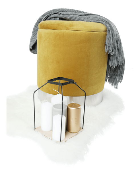 Taburetka Darcy (žltá)