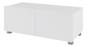 Masă TV Calabria RTV 100 (Alb mat + alb lucios)