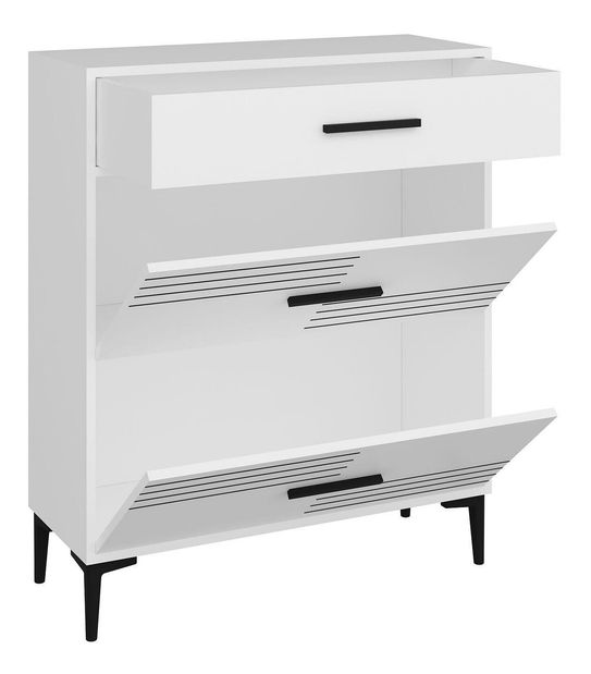 Konzolový stolík Kebose (biela) 