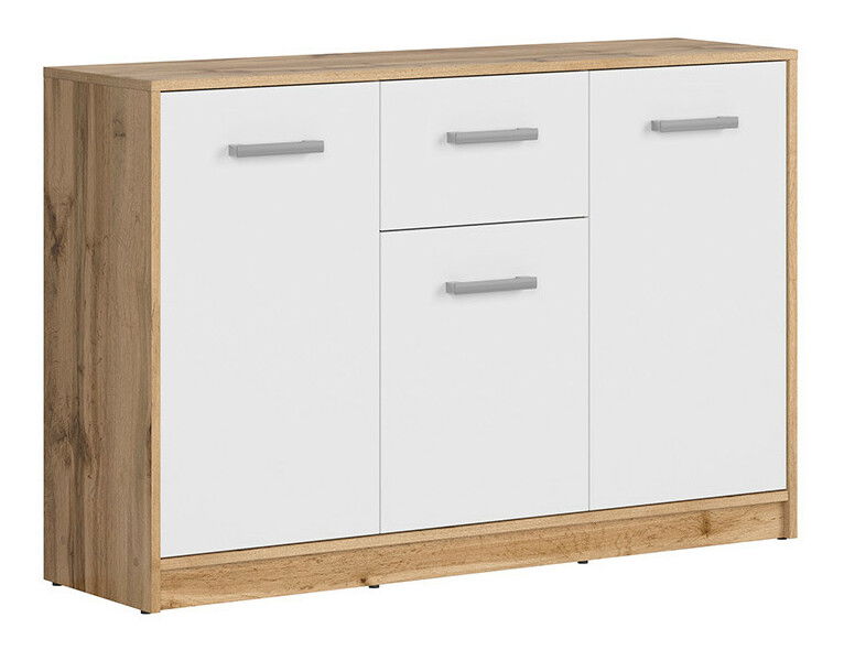 Komoda Matos KOM3D1S (hrast wotan + bijela)